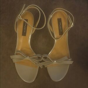 Ann Taylor Beige Strappy Sandals, sz 7M
